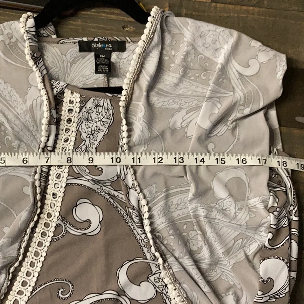 Style&Co Blouse size PM. J - Picture 10 of 11